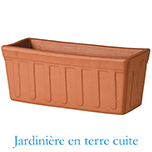 Jardinière en terre cuite