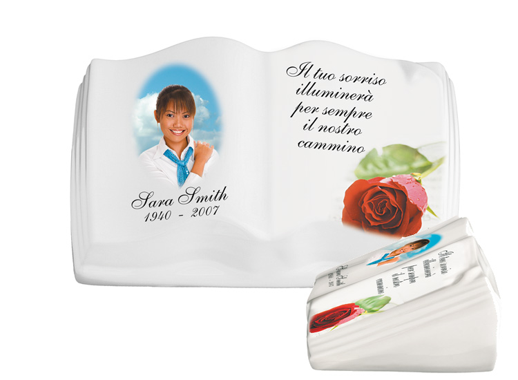 livre en porcelaine