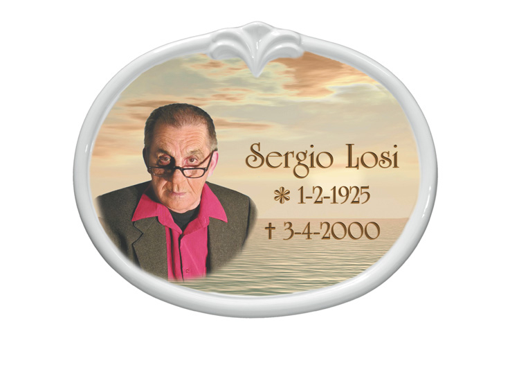 plaque en porcelaine