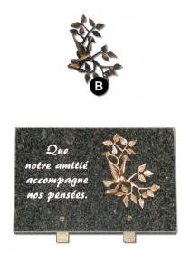 plaque funéraire