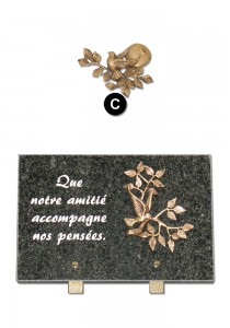 plaque funéraire