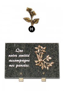 plaque funéraire