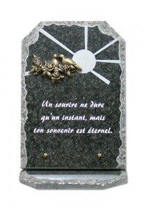 plaque funéraire