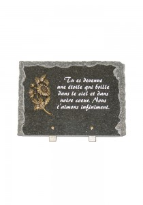 plaque funéraire