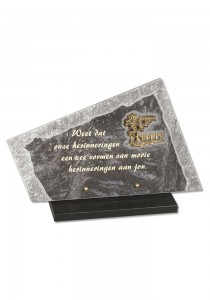 PLAQUE FUNERAIRE