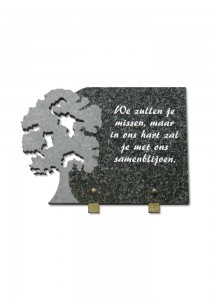 PLAQUE FUNERAIRE