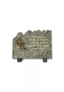 PLAQUE FUNERAIRE