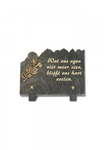 PLAQUE FUNERAIRE