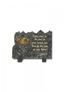 PLAQUE FUNERAIRE