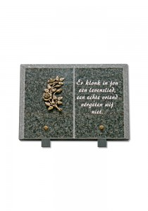 PLAQUE FUNERAIRE