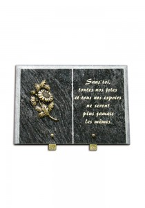 PLAQUE FUNERAIRE