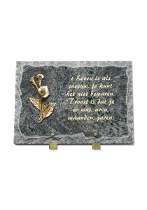 PLAQUE FUNERAIRE